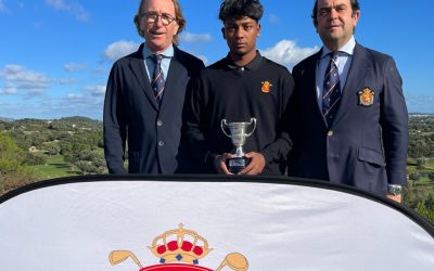 Prakash Aisa, flamante ganador de la Final del Ranking Nacional de Pitch & Putt 2022
