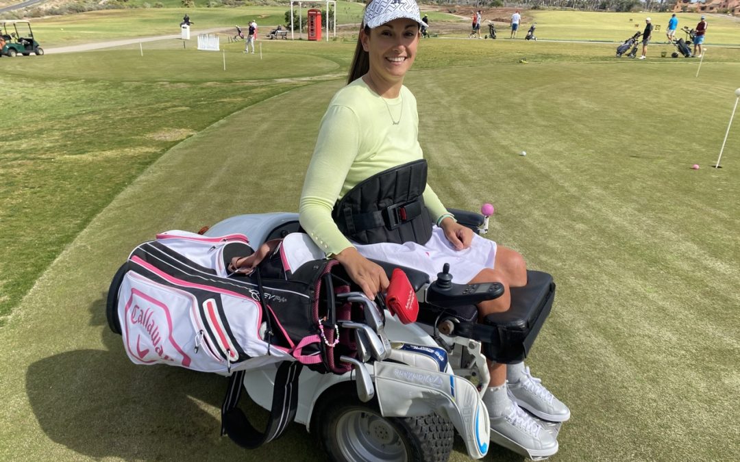 Irene Soffiati, un coche le destrozó su vida y el golf le dio una esperanza.