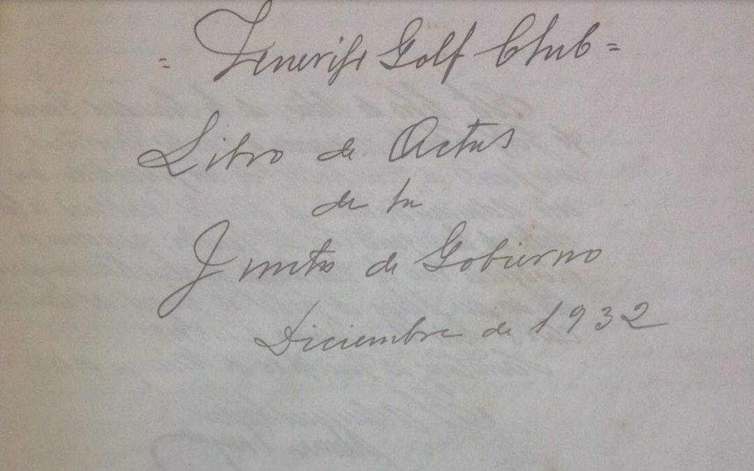 Historia del Real Club de Golf de Tenerife, Capítulo 3. Del campo de la Mesa Mota al del Tenerife Golf Club.