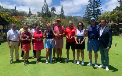 Adam Felli y Louisa Poggio revalidan sus títulos de campeones en el VI Campeonato de Canarias Senior.