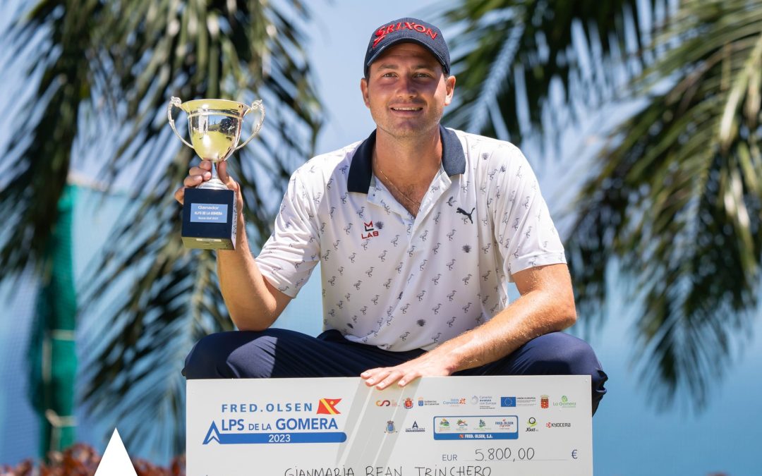Gianmaria Rean Trinchero brillante ganador del Fred Olsen Alps La Gomera. El canario Álvaro Hdez. Cabezuela 2º a 4 golpes.