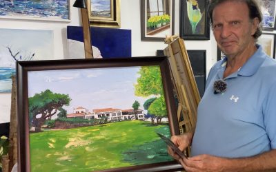 Javier Garzón Moll nos presenta parte de su obra pictórica. Viaje al centro del golf y su vida.