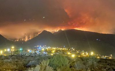 El incendio de Tenerife cierra el RCGT y Golf La Rosaleda.