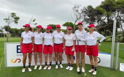 María Castillo campeona del Europeo Senior con el equipo de España.