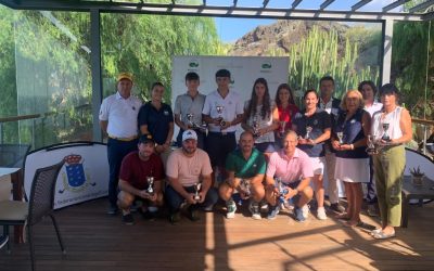 Pérez Samblás y González Albarracín en masculino y Hristov Pedrajas y Lara Galbán en femenino Campeones de Canarias Dobles en Buenavista Golf