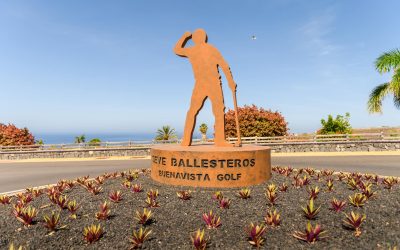 Seve Ballesteros ya tiene su escultura en Buenavista Golf
