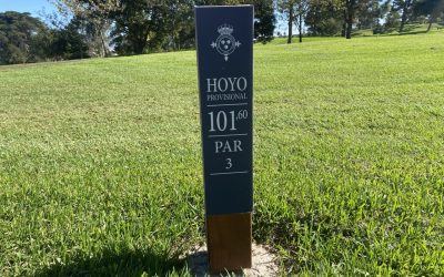 El Par 3 de 100 metros con 60 centímetros, ni uno más ni uno menos. ¿Entre palos? ¿Saben en qué campo está?