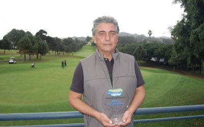 Fernando Borrajo Premio Golfencanarias 2023 al Mejor Greenkeeper.