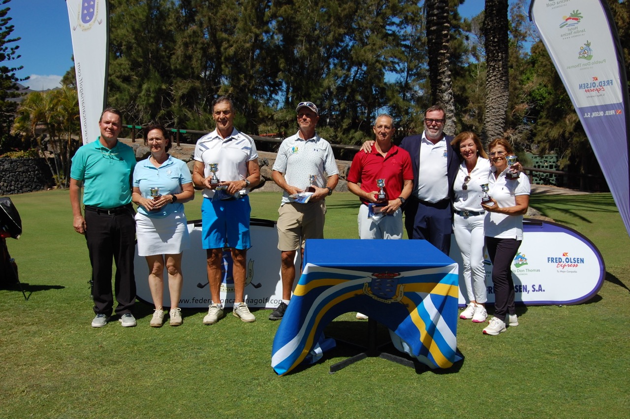 César Fernández de Caleya y Andrea Ramos Campeonato de Canarias Senior 2024 Tecina Golf