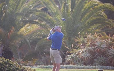 Adam Felli y Andrea Ramos, primeros líderes del VII Campeonato de Canarias Senior en el Tecina Golf.