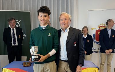 Samuel Love ganador del Puntuable Ranking Nacional Cadete Masculino. Javier de Bethencourt mejor canario en el puesto T16