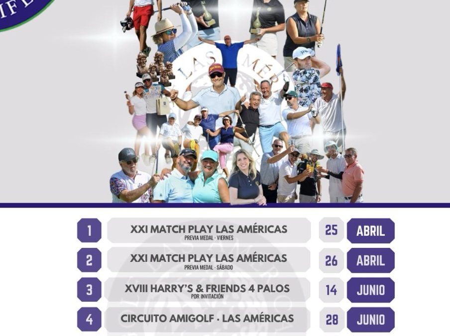 El XXI Match Play de Golf Las Américas comenzará en abril con el torneo clasificatorio.