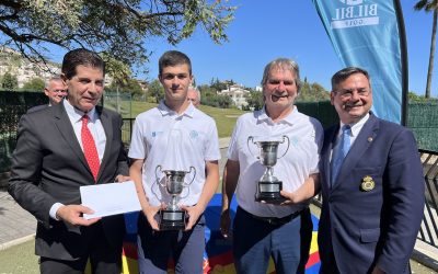 José Ángel Pérez y Fernando Agrelo revalidan título en el Campeonato de España Dobles de Pitch & Putt. César Fdez. de Caleya y Bernabé González mejores canarios en 4º puesto.