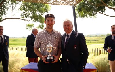 Nicolás Evangelio gana el Campeonato de España Mid Amateur Masculino. Óscar Sánchez finaliza T26 y Rafael Fajardo 30º.