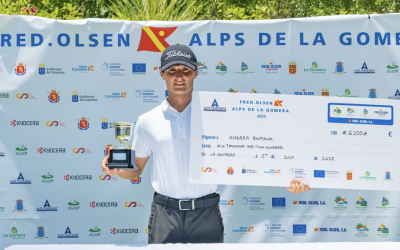 Andrea Romano brillante ganador del Fred Olsen Alps La Gomera. Javier Barcos y Álvaro Quirós T2.