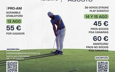 Campeonato de Canarias de Profesionales de la RFCG 2025 en Buenavista Golf. Previa y palmarés.