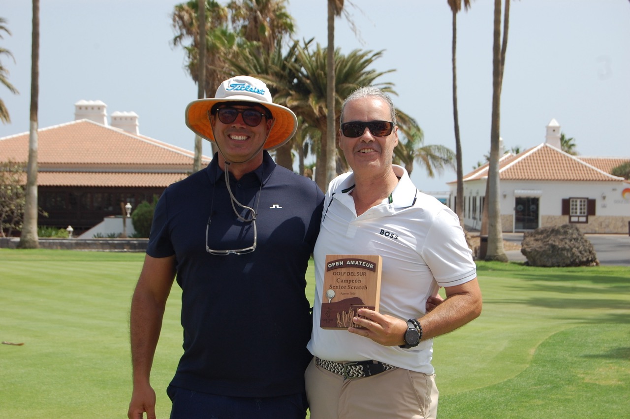 Jaume Montalat y Edurne Lairihoy, campeones absolutos del Open Amateur Golf del Sur