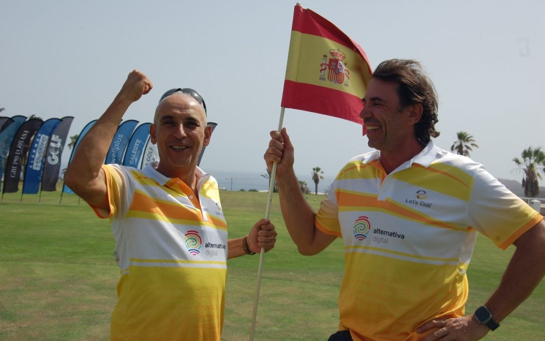 Walterio Elías y Clay Torregrosa ganadores del II Torneo por equipos Let´s Golf en Amarilla Golf.