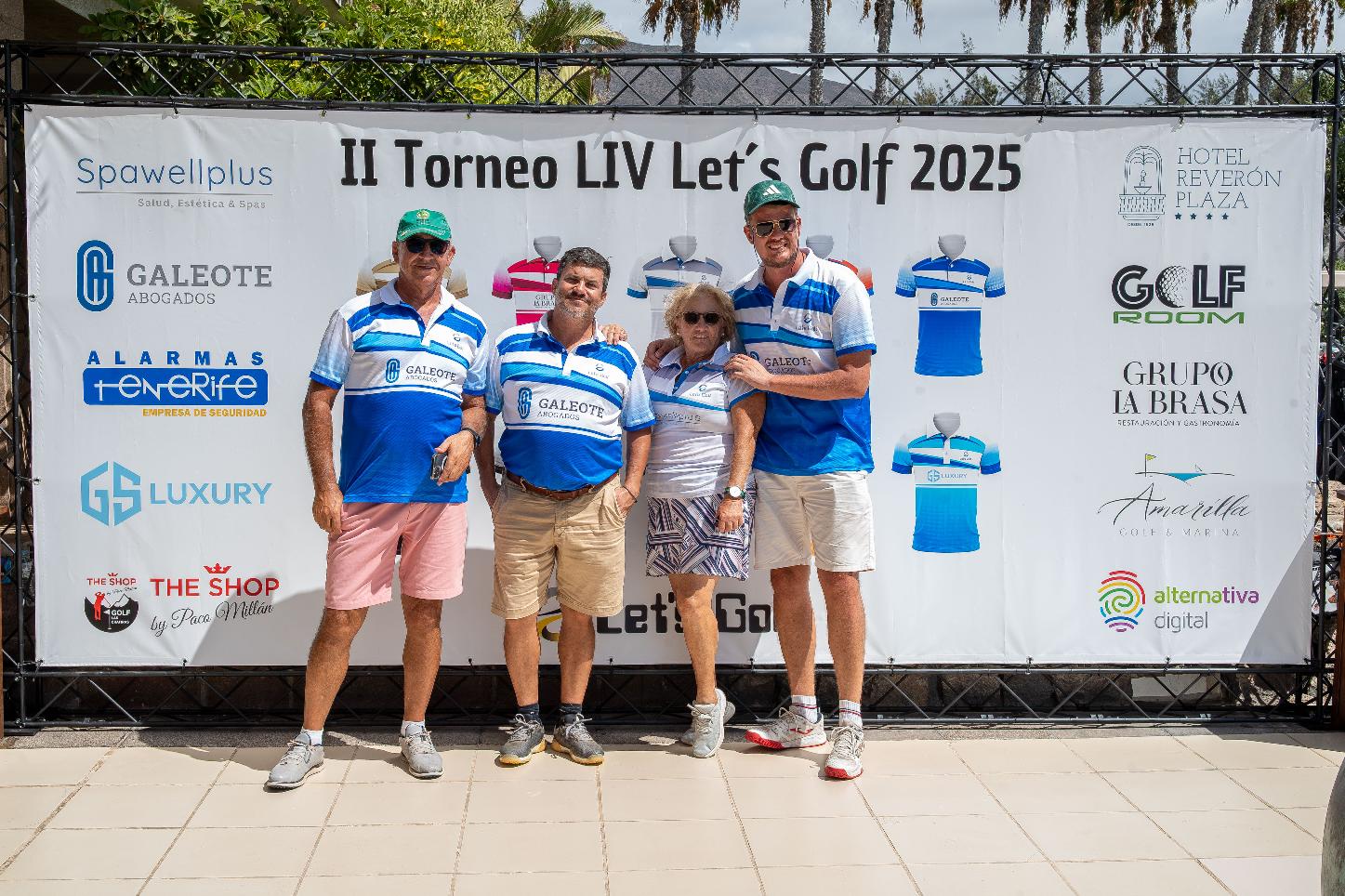 Amarilla Golf Team da un golpe en la mesa y se lleva la victoria en el III Torneo por equipos Let´s Golf en Golf Las Américas.