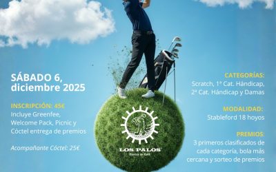 Torneo XXXI Aniversario de Golf Los Palos con récord de participación.