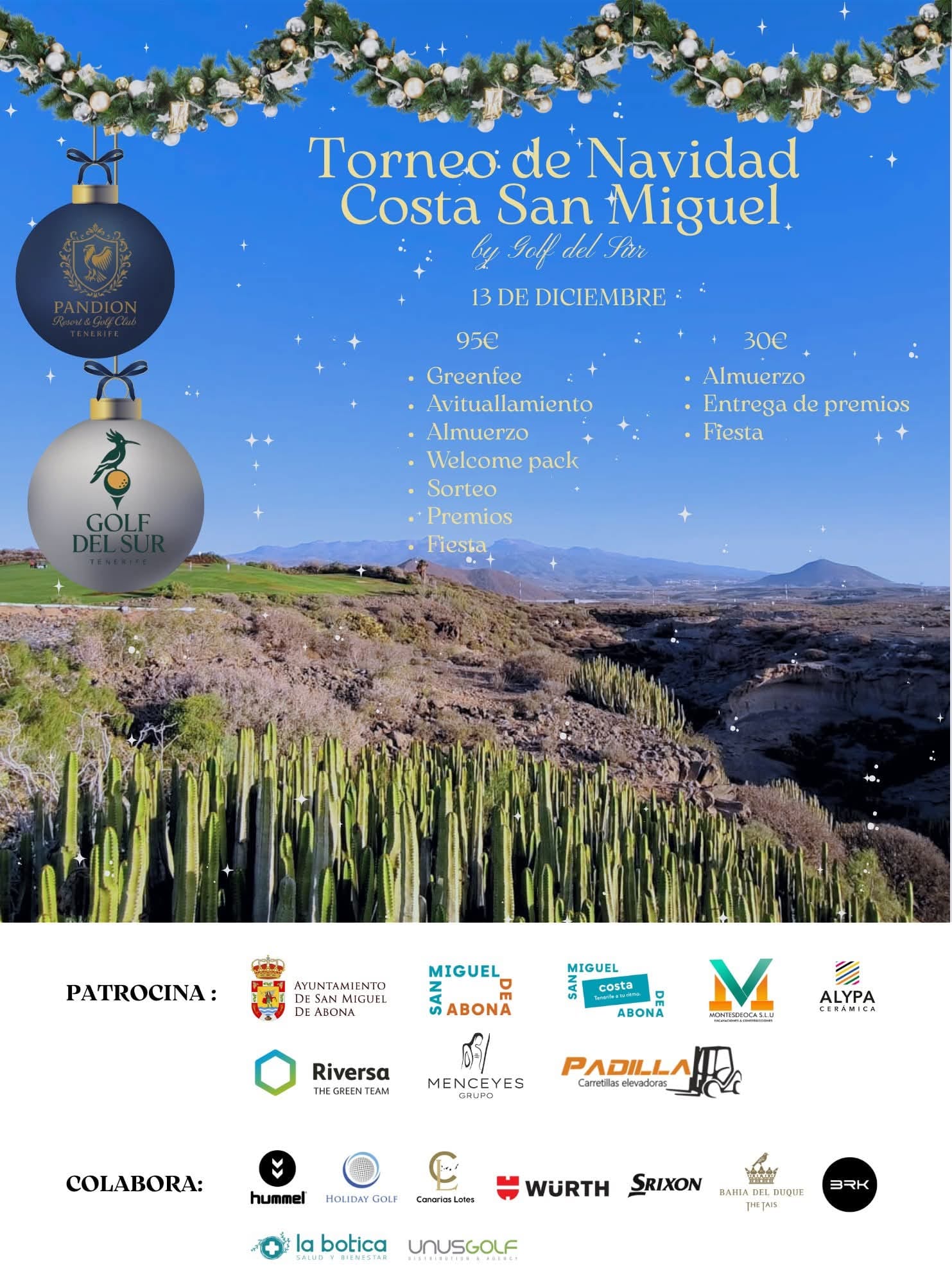 Torneo de Navidad de Golf del Sur
