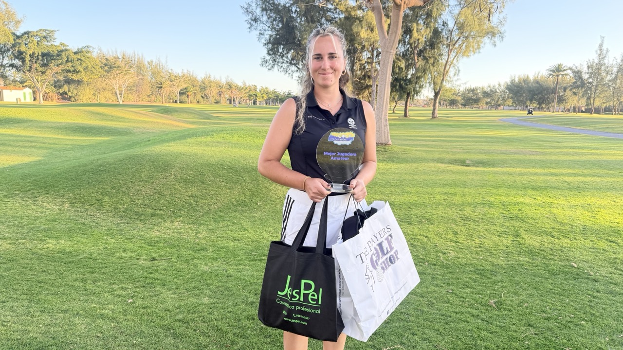 Alicia Fajardo Monzón Premio GolfEnCanarias 2025 a la Mejor Jugadora Amateur