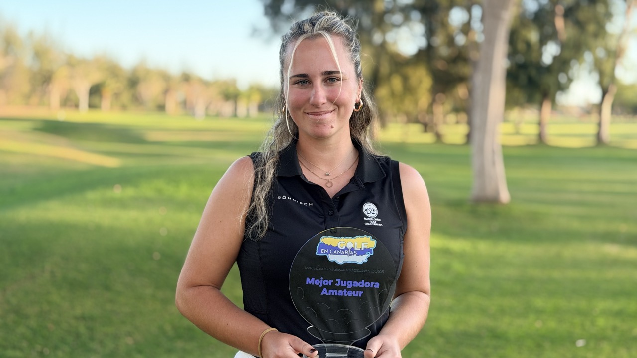Alicia Fajardo Monzón Premio GolfEnCanarias 2025 a la Mejor Jugadora Amateur