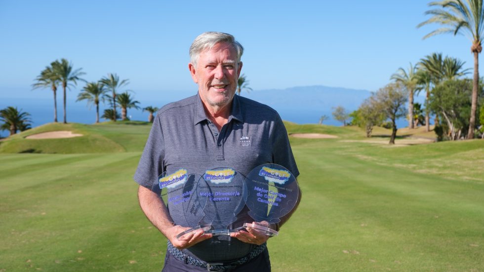 Abama Golf arrasa en los Premios GolfEnCanarias 2025. Brendan Breen Mejor Director, Mejor Campo y su hoyo 6 Hoyo más bonito de Canarias.