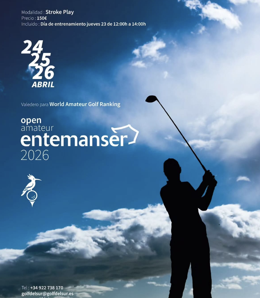 Open Amateur Entemanser 2026 en Golf del Sur.