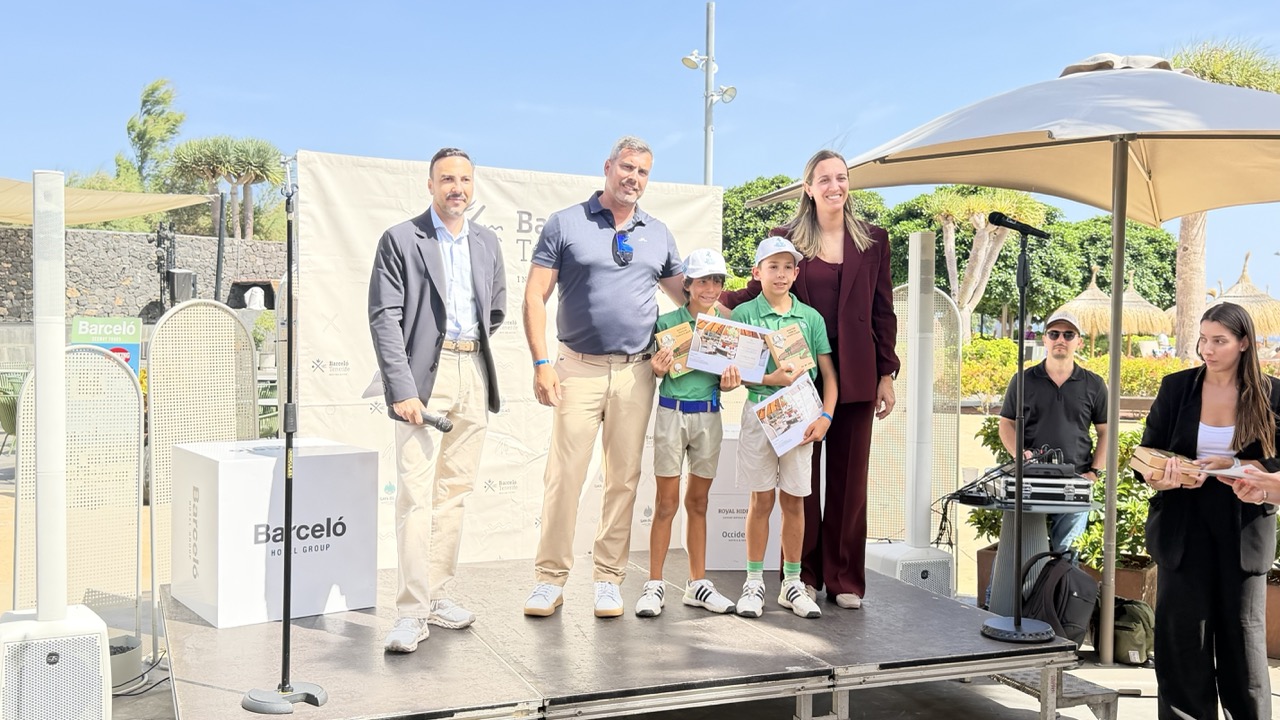 Shakolin y Belousov ganadores absolutos del Torneo Barceló Tenerife en Golf del Sur.