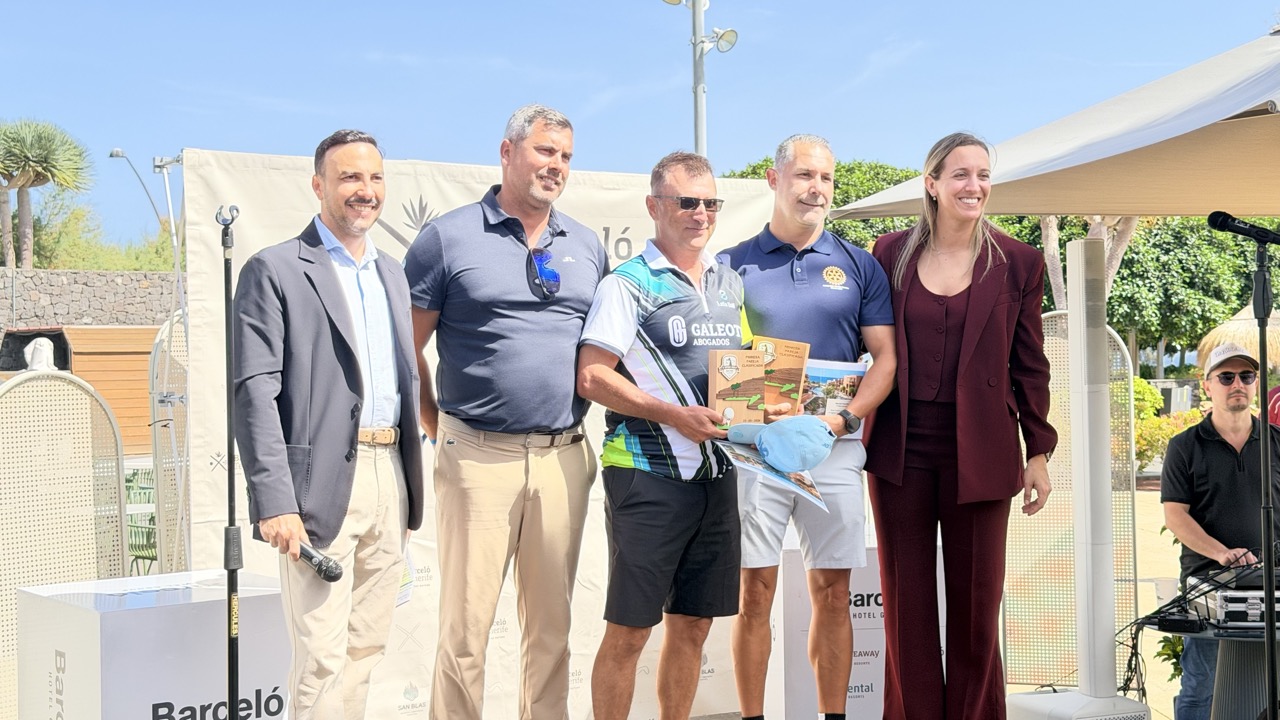 Shakolin y Belousov ganadores absolutos del Torneo Barceló Tenerife en Golf del Sur.