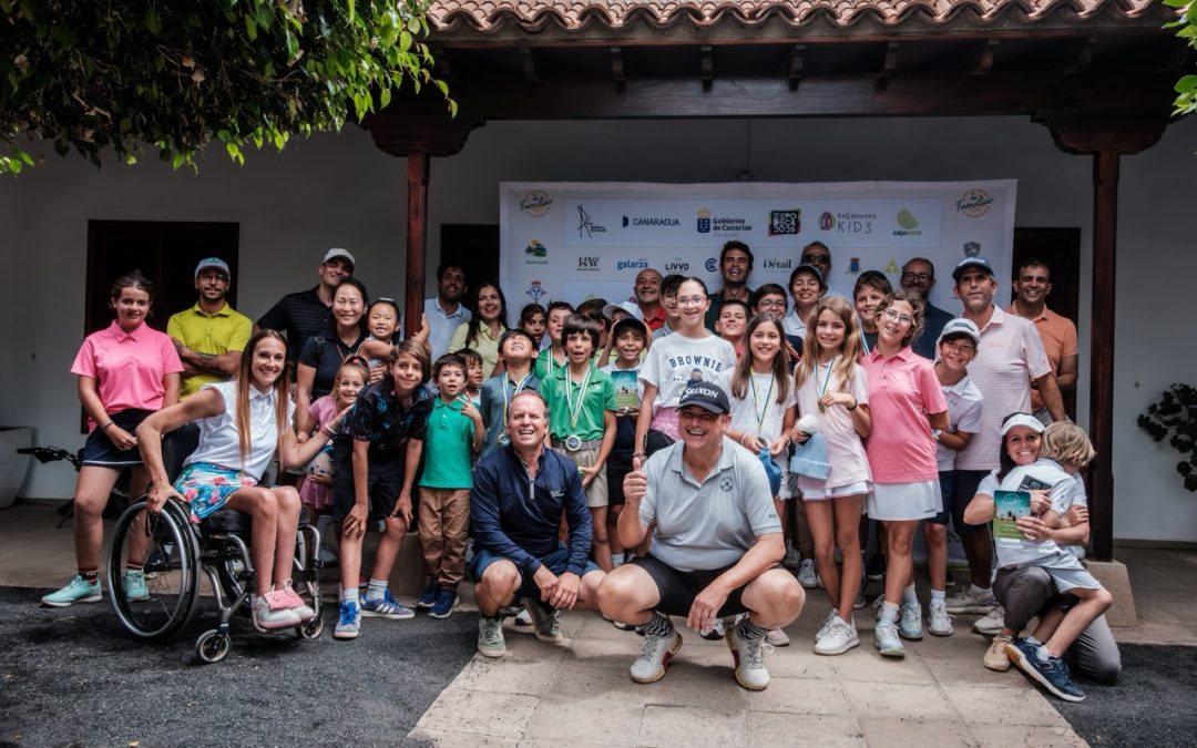 Los hermanos Alberto y Tomás Díaz, primeros líderes del Circuito de Golf Familiar Canarias 2026