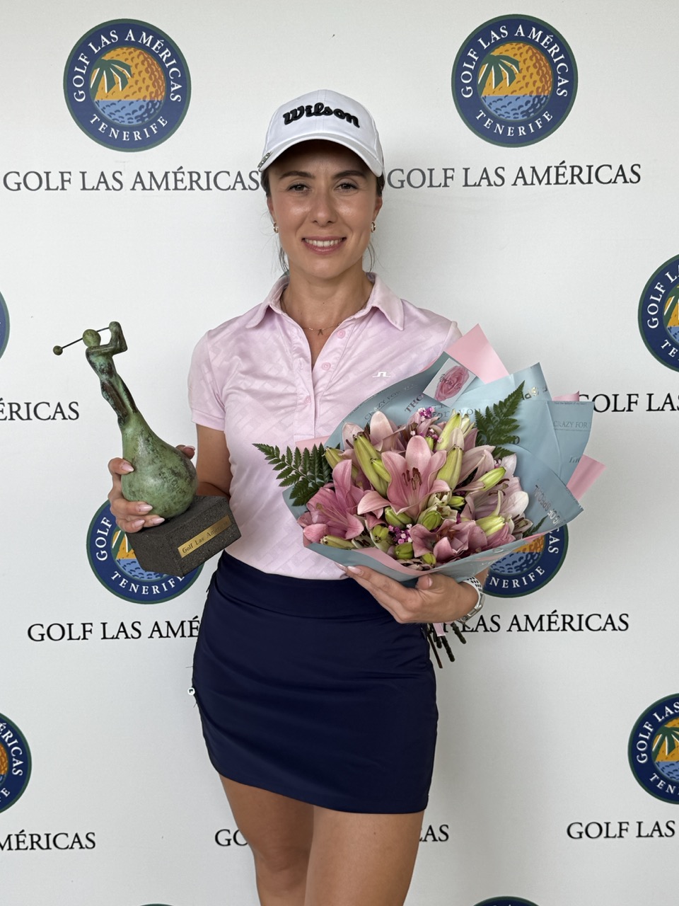Alan Sierra en 1ª y Anastasia Shevchenko en 2ª, ganadores del XXII Match Play Golf Las Américas.