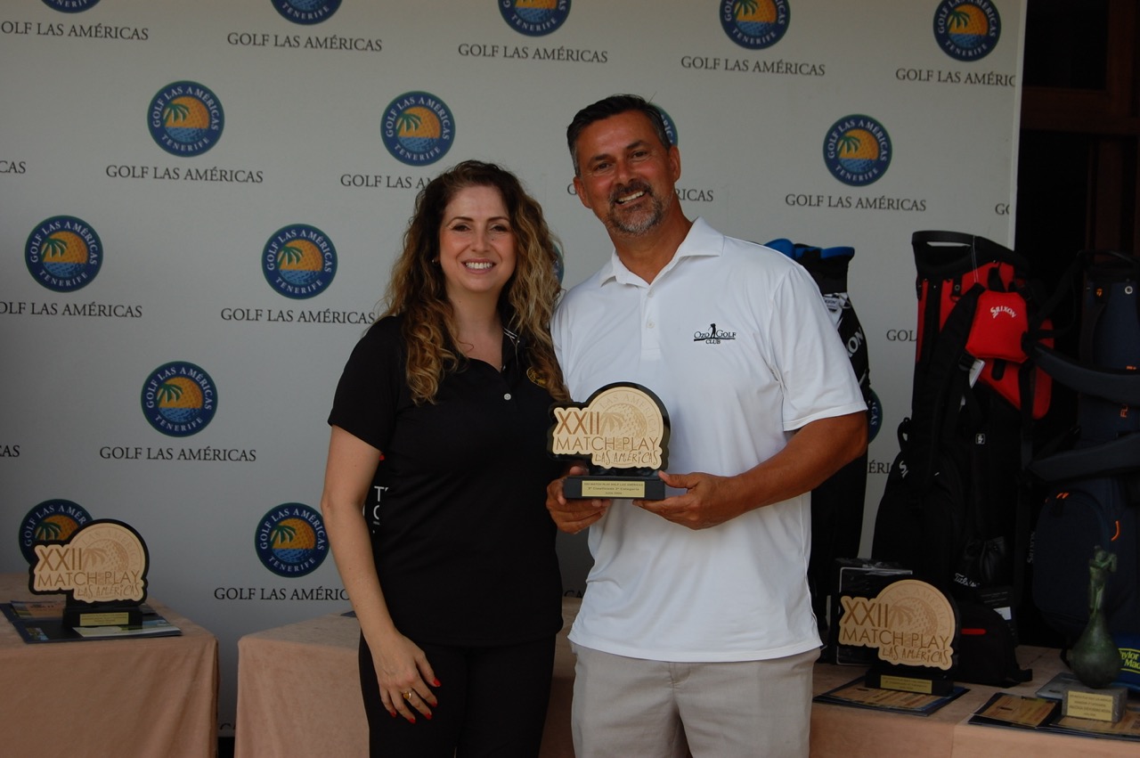 Alan Sierra en 1ª y Anastasia Shevchenko en 2ª, ganadores del XXII Match Play Golf Las Américas.