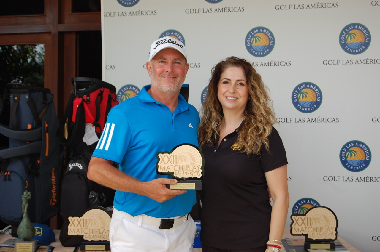 Alan Sierra en 1ª y Anastasia Shevchenko en 2ª, ganadores del XXII Match Play Golf Las Américas.