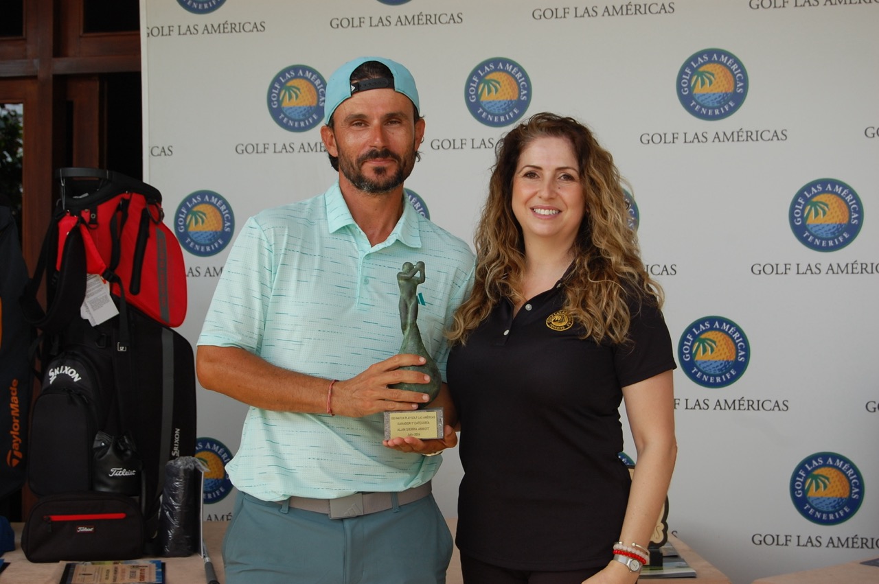 Alan Sierra en 1ª y Anastasia Shevchenko en 2ª, ganadores del XXII Match Play Golf Las Américas.