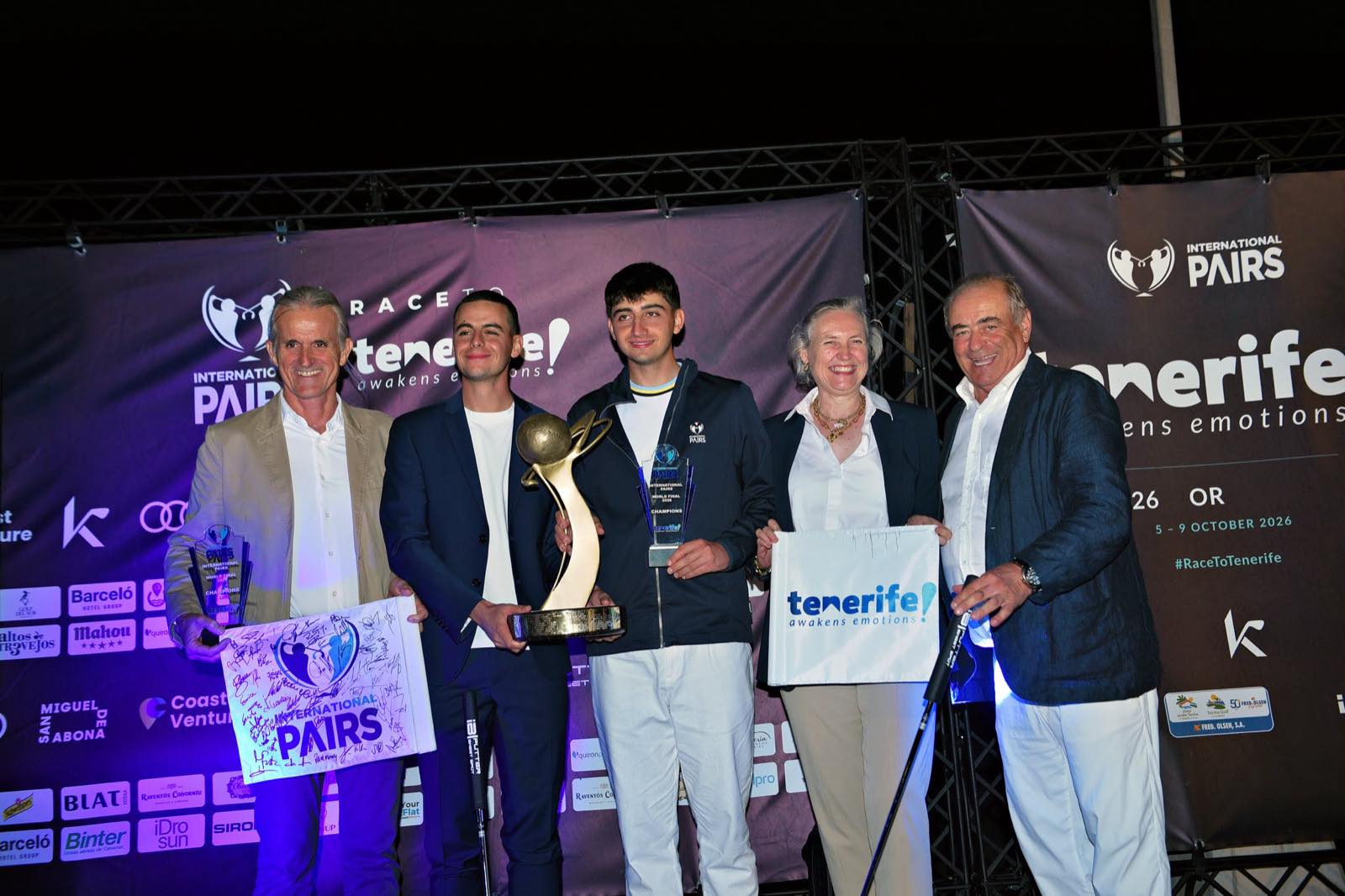 La International Pairs World Final termina con Italia arrasando y a Tenerife como destino turístico de golf de primer nivel